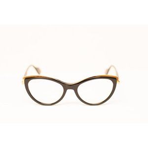 24K Pink Gold Ladies Cat's Eye Blk Optic Eyewear - Delixs Desire DX301C 04-N VP0